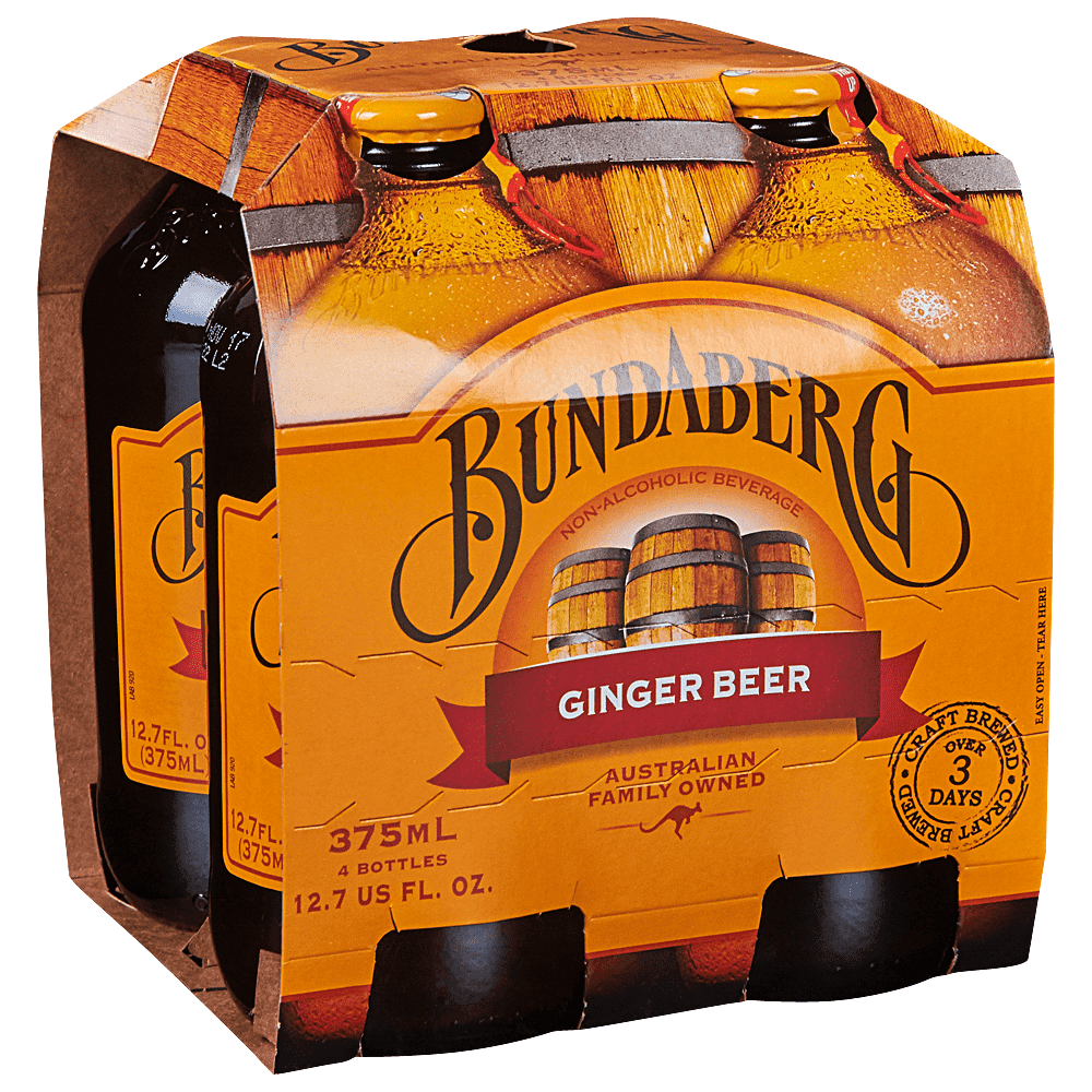 Bundaberg Ginger Beer 375ml X 4 Redbasketph