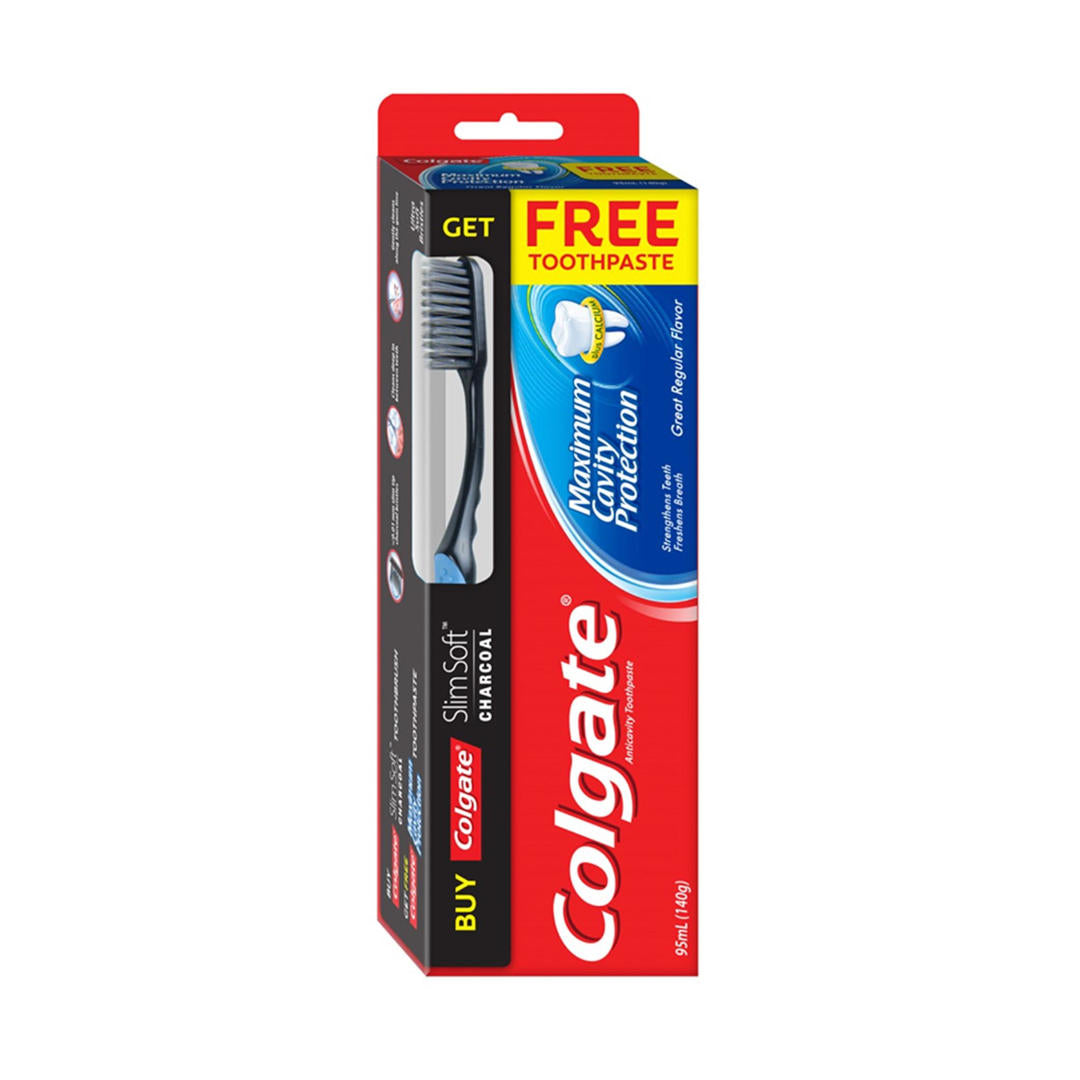 colgate toothbrush and toothpaste